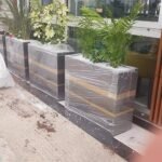 Jardinière Rectangulaire de 80 cm de Hauteur et 1 mètre de Longueur