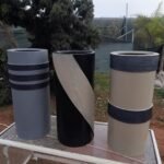 Ensemble de 3 Pots Cylindriques