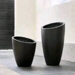 Pot Biseauté en Polystone – 60 cm