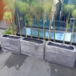 Jardinière en Polystone – 1 mètre avec Design Épuré