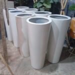 Pot Cylindrique en Polystone – 60 cm