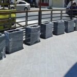 Jardinière en Polystone – 80 cm avec Design Raffiné
