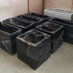 Pot Cubique en Polystone – 45 x 45 x 45 cm