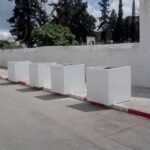 Pot Carré Cubique en Polystone – 60 x 60 x 60 cm